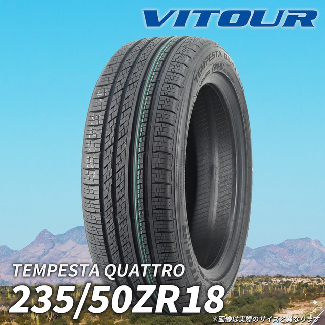 235/50ZR18 TEMPESTA QUATTRO【送料無料】