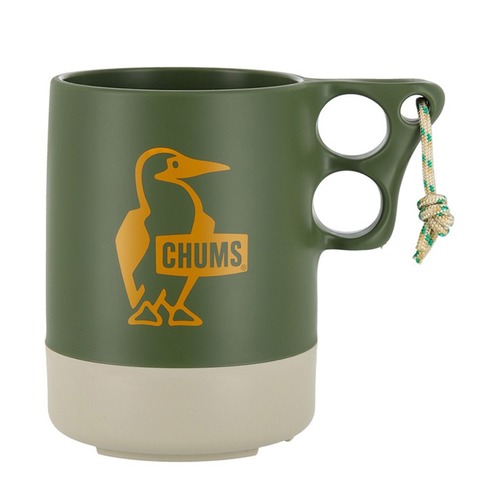 CHUMS　チャムス　キャンパーマグカップラージ　Camper Mug Cup Large　CH62-1620 アウトドア キャンプ用品 キッチン用品 Olive/Gray(M103)