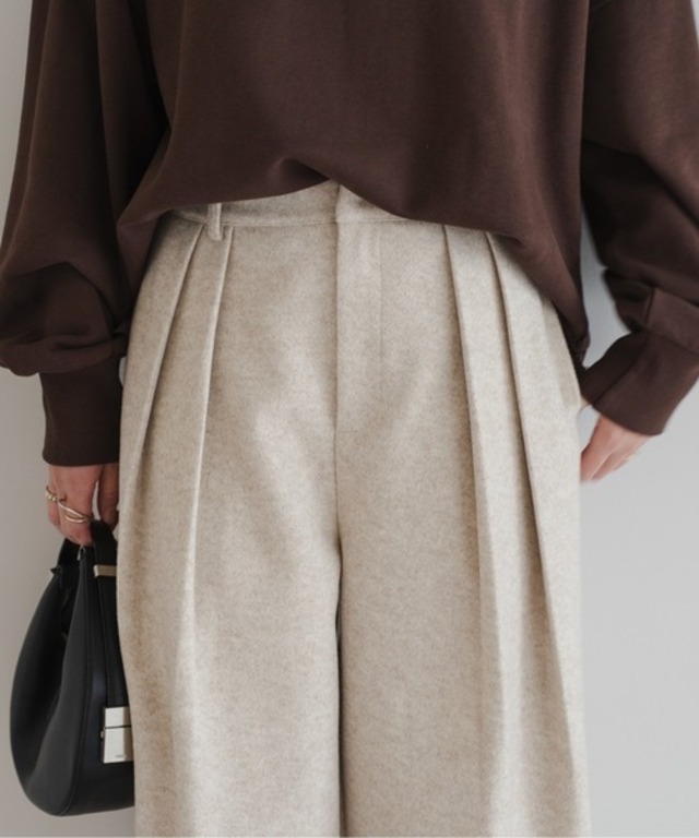 (予約) ワイドトラウザーパンツ