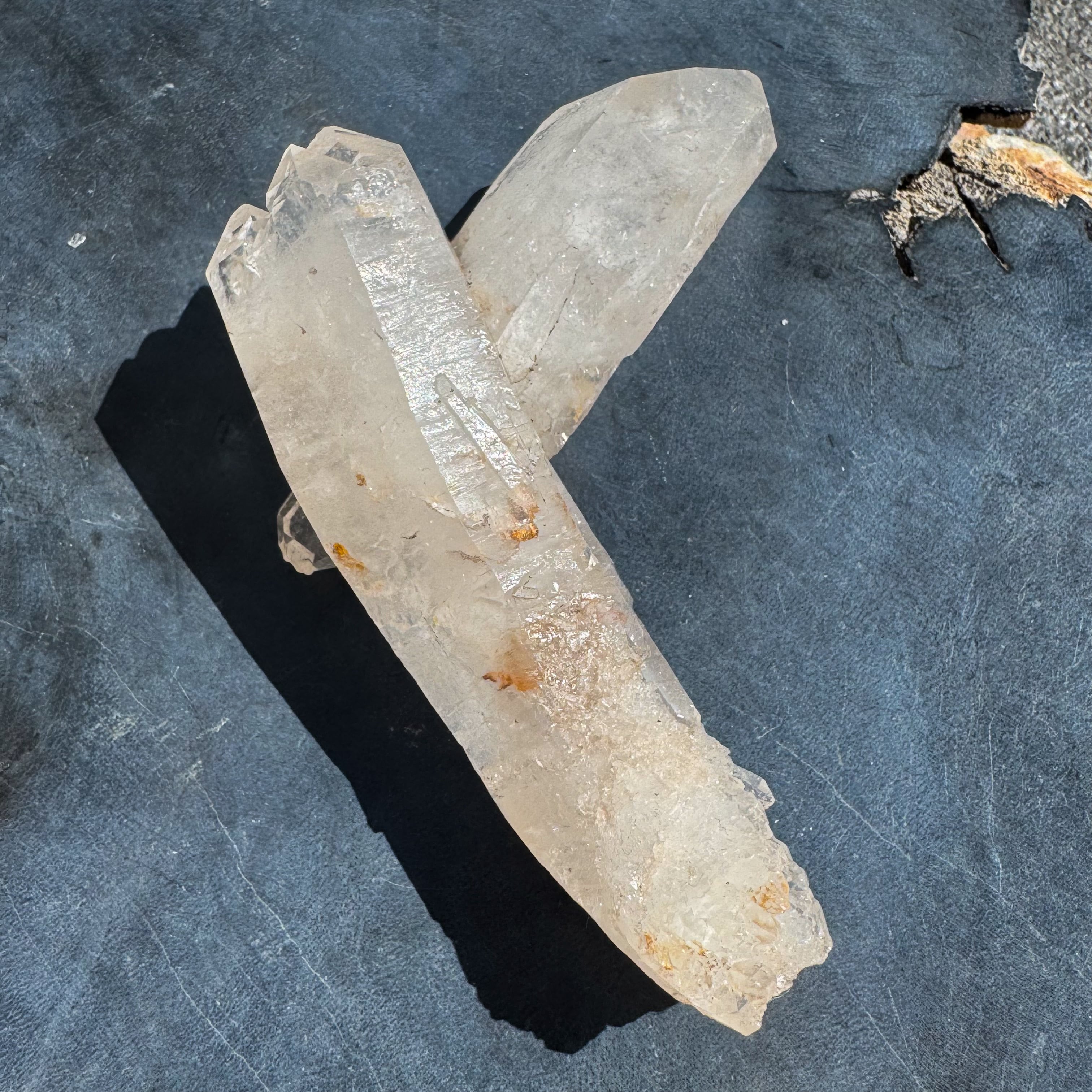 Curved master crystal