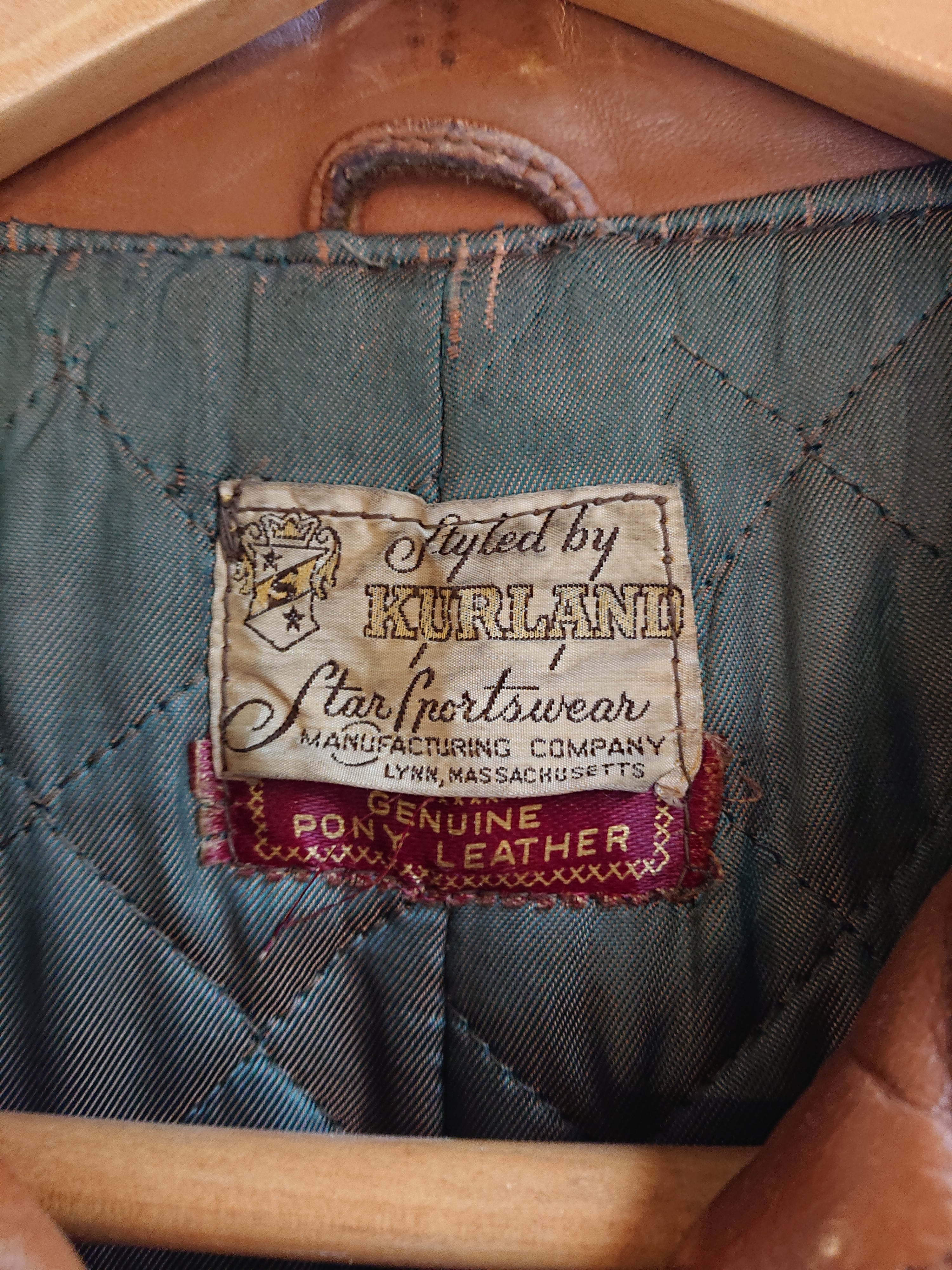 1940s KURLAND LEATHER SPORTS JACKET | BOW & ARROW WEB STORE