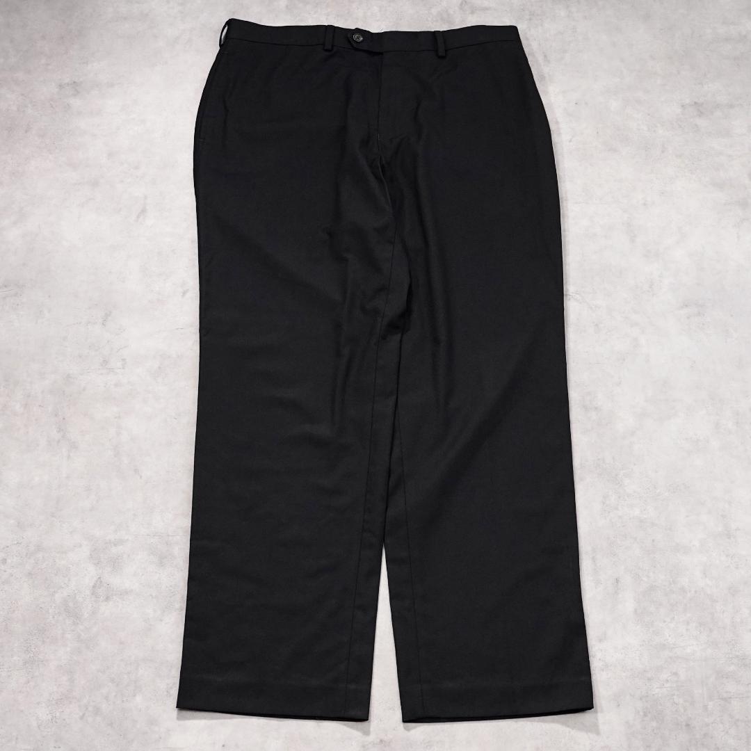 ラルフローレン W34 スラックス ボトム パンツ 古着 00s 黒 22024