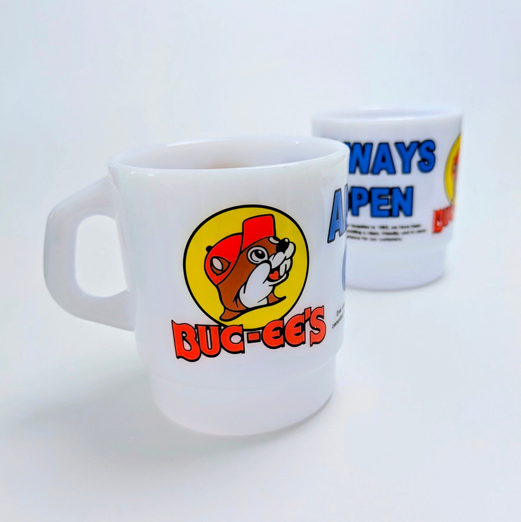 【 STACKING MUG / スタッキングマグ 】Buc-ee's（バッキーズ）/ バッキー /  ビーバー / プラカップ / MUG / ミルキーマグ / 積み重ねられるマグ〚アメリカン雑貨 アメトイ〛