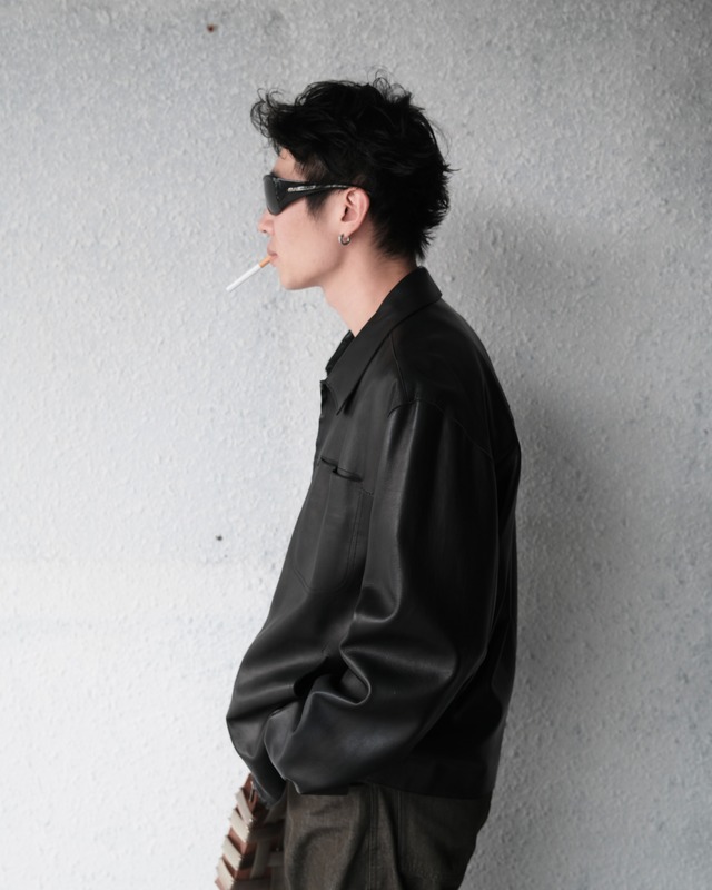 1990s CALVIN KLEIN LEATHER JACKET