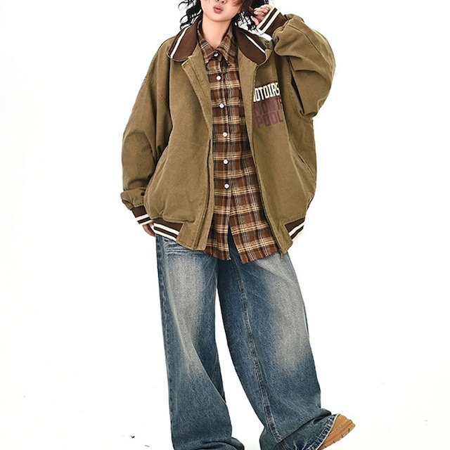 カレッジテイストヴィンテージジャケット 2col R00990