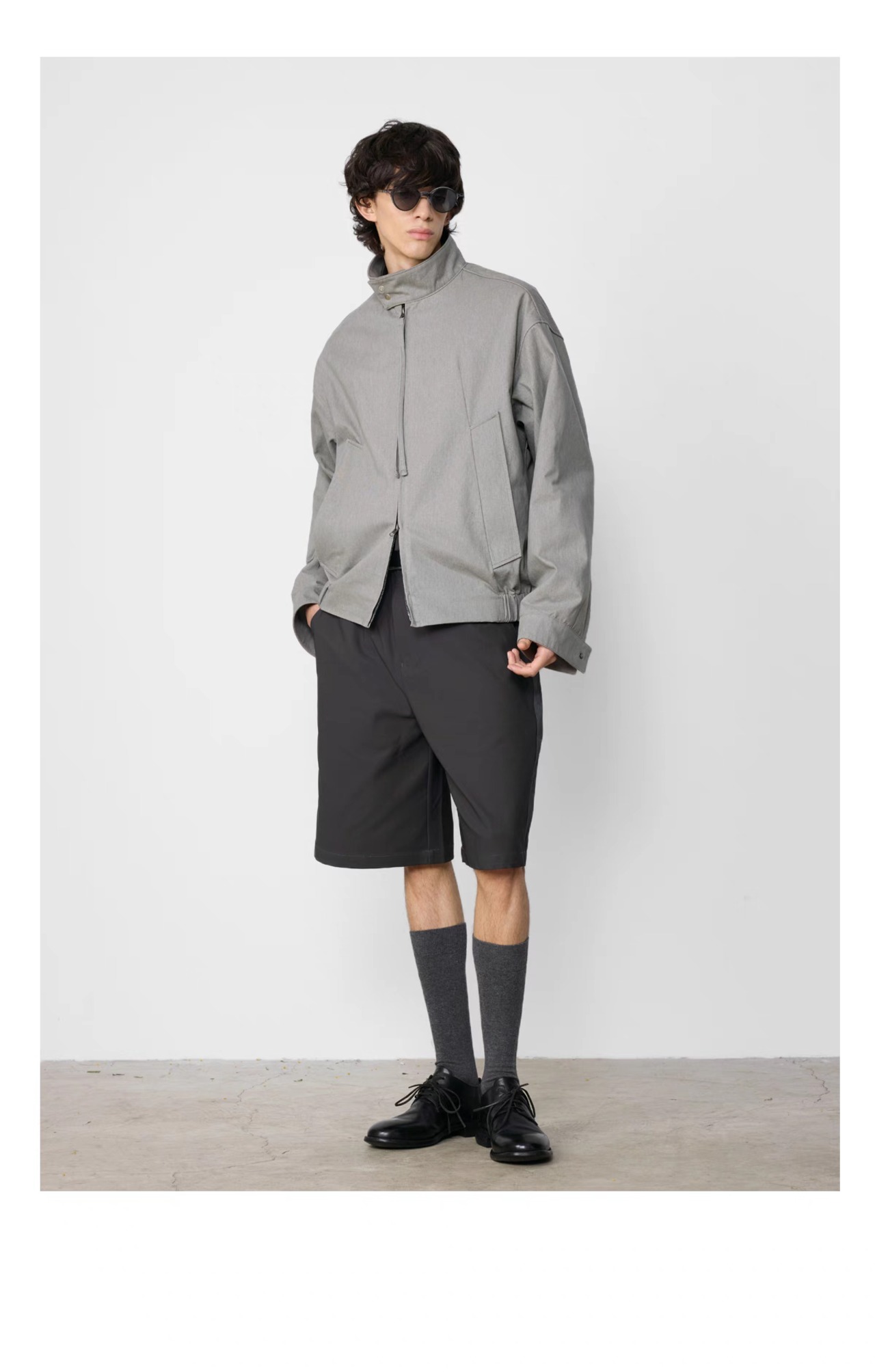 DECESOLO 25SS レトロウォッシュス ルーズウィングトップ