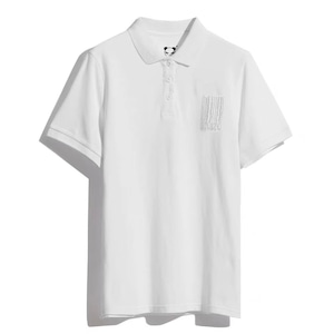 送料無料 【HIPANDA ハイパンダ】メンズ ラインストーン ポロシャツ MEN'S RHINESTONE POLO SHIRT / WHITE