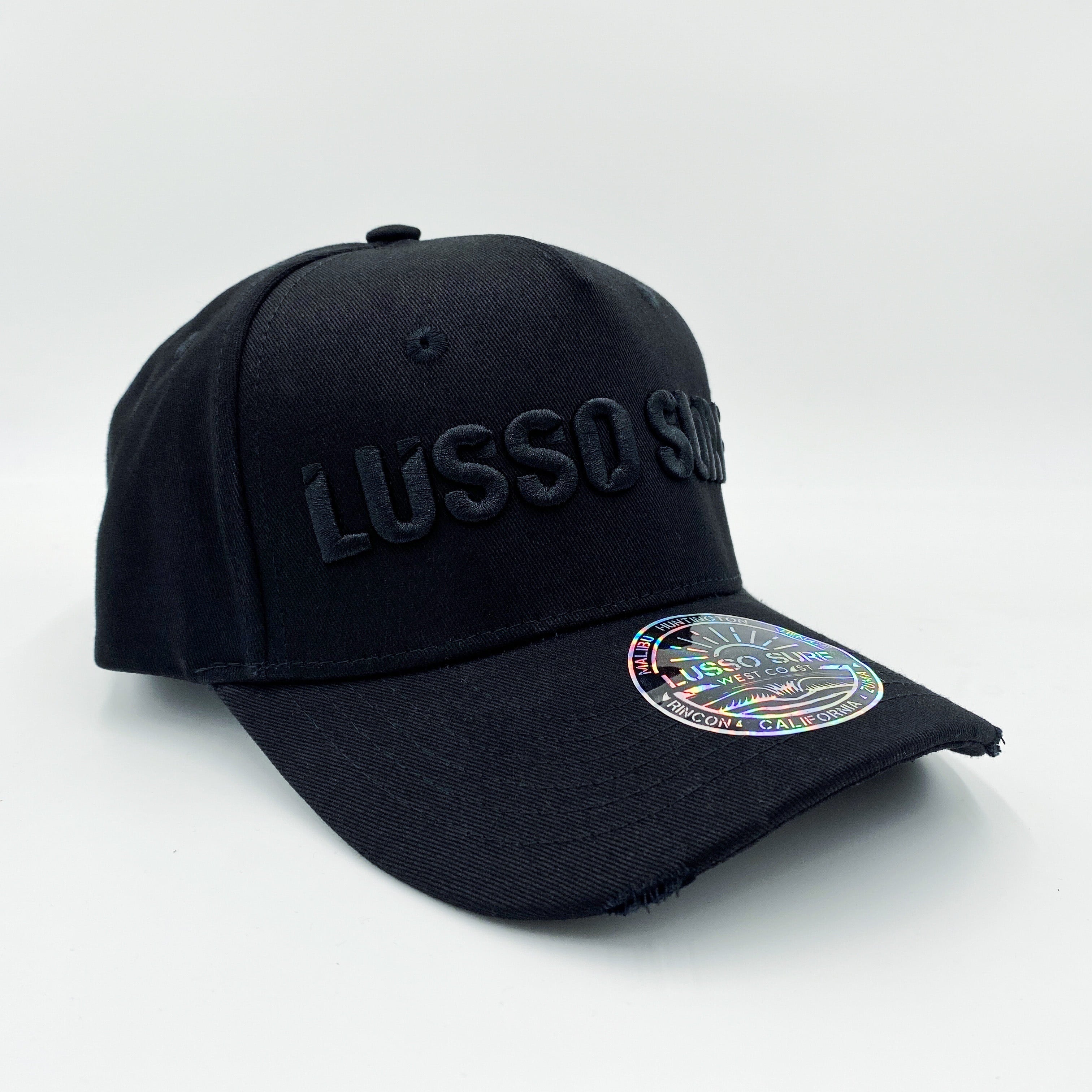 LUSSO SURF Embroidery logo cap【Black/Black】 | LUSSO SURF