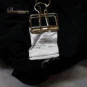 社交ダンス 衣装 トップス ブラウス ブラック系 チャコットロイヤルダンスChacott ROYAL DANCE 黒 無地 シンプル ストレッチ 伸縮 レッスン 練習 日本製 上品 かわいい オールブラック フリル 絞り