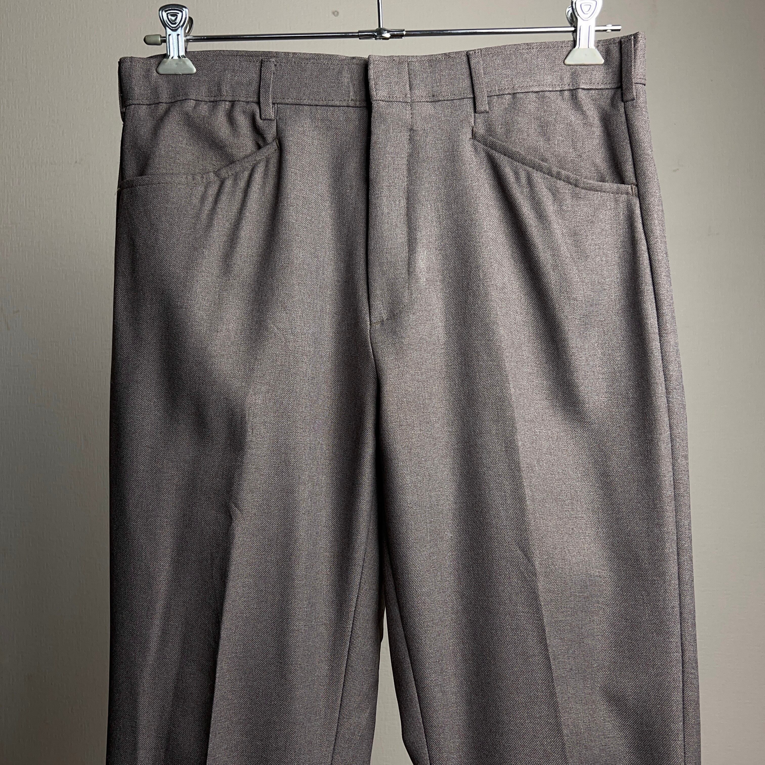 90's LEVI’S ACTION SLACKS Slacks Gray W34 L32 90年代 リーバイス アクションスラックス チャコール  グレー【1000A1165】