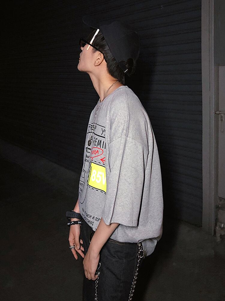 全3色 Tシャツ カットソー プリント カジュアル おしゃれ