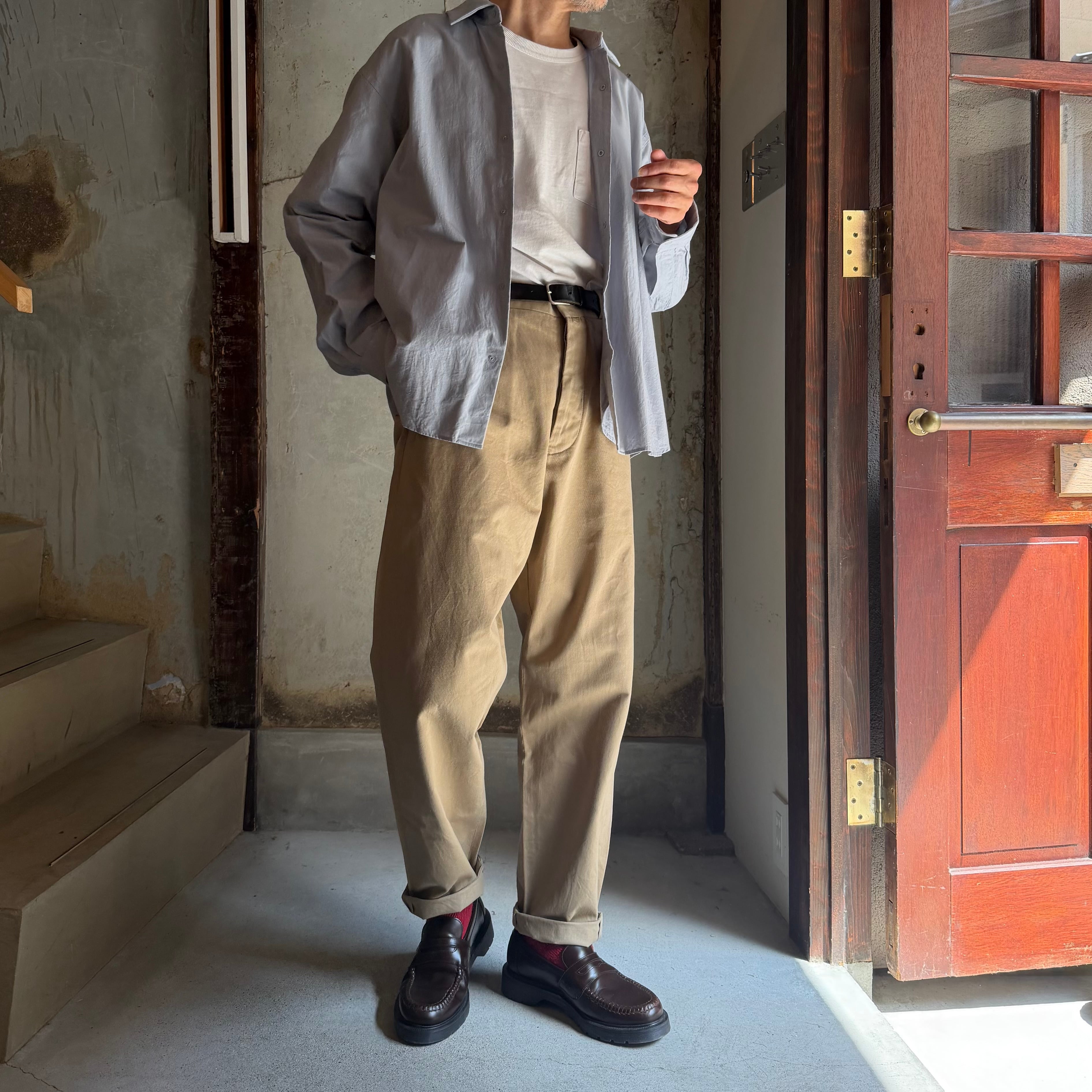 YAECA / ヤエカ コンフォートシャツ エクストラワイド UNISEX #15123