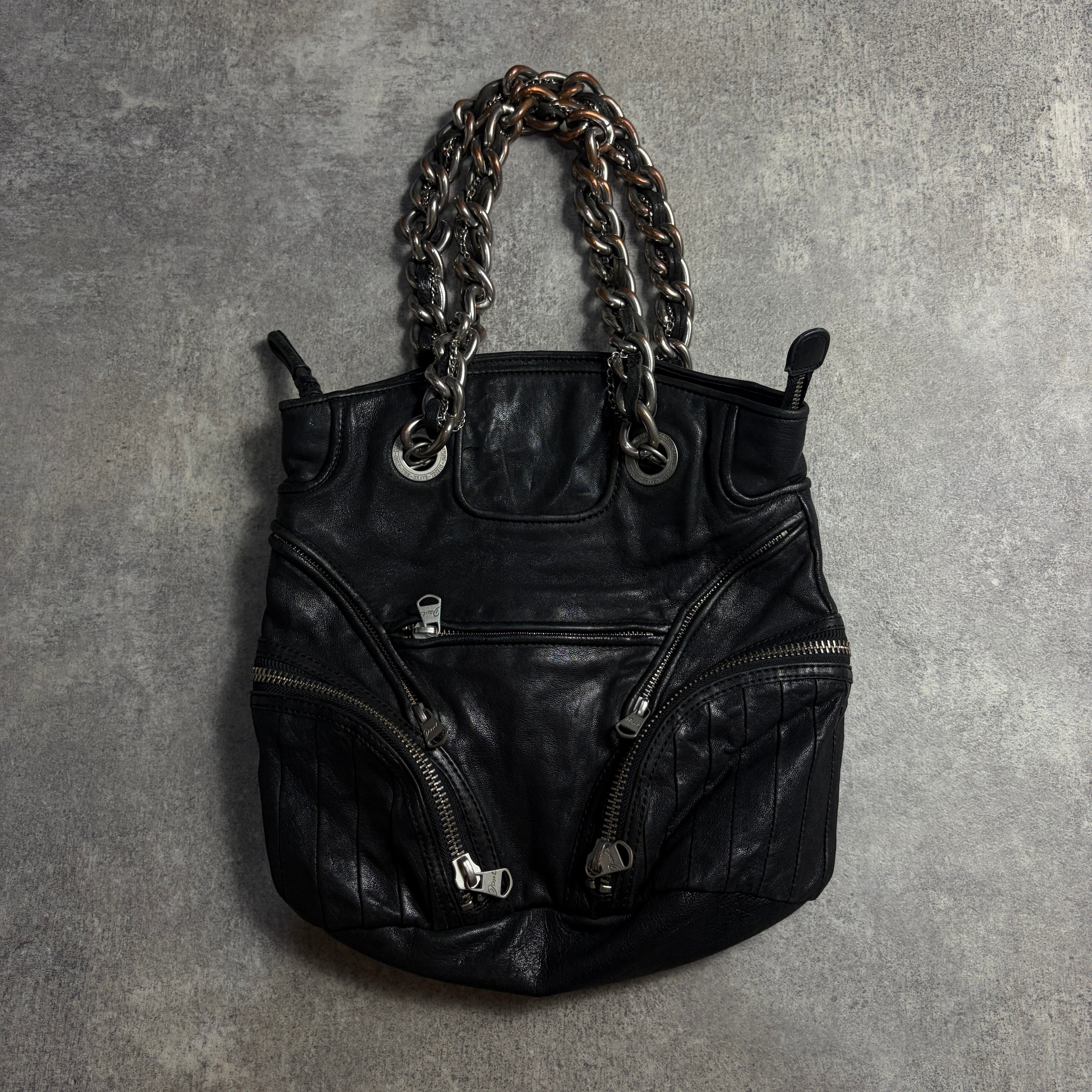 バッグ Archive 00s Diesel boston bag leather 00s DIESEL ARCHIVE BOSTON BAG | LOST