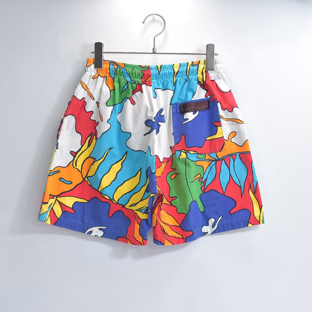 80～90s YNOT HAWAII ハワイ ボタニカル トロピカル リーフパターン