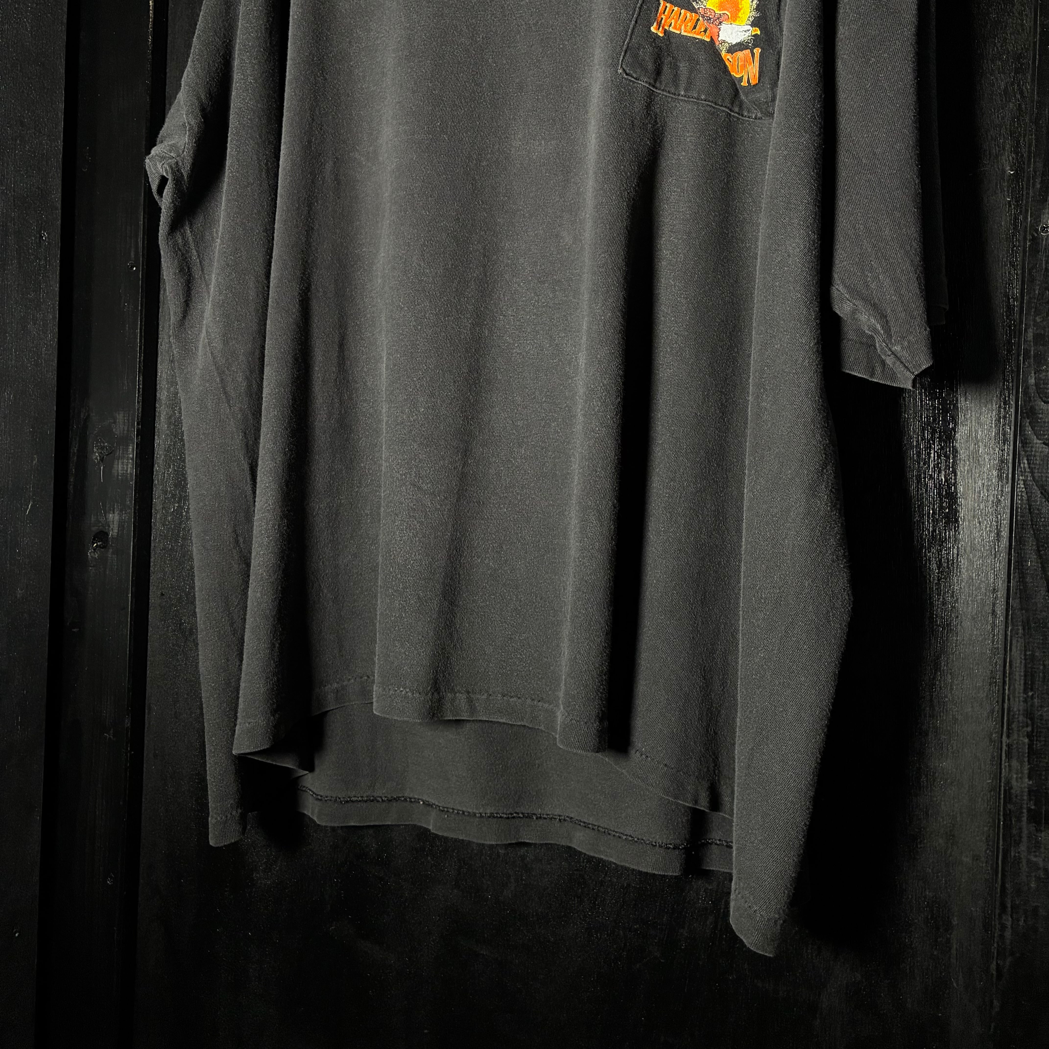 80s〜 USA】Harley-Davidson Vintage Pocket Tee ハーレーダビッドソン