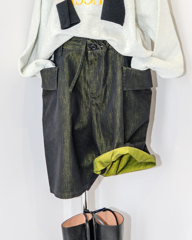 LIMI FEU DENIM HALF PANTS