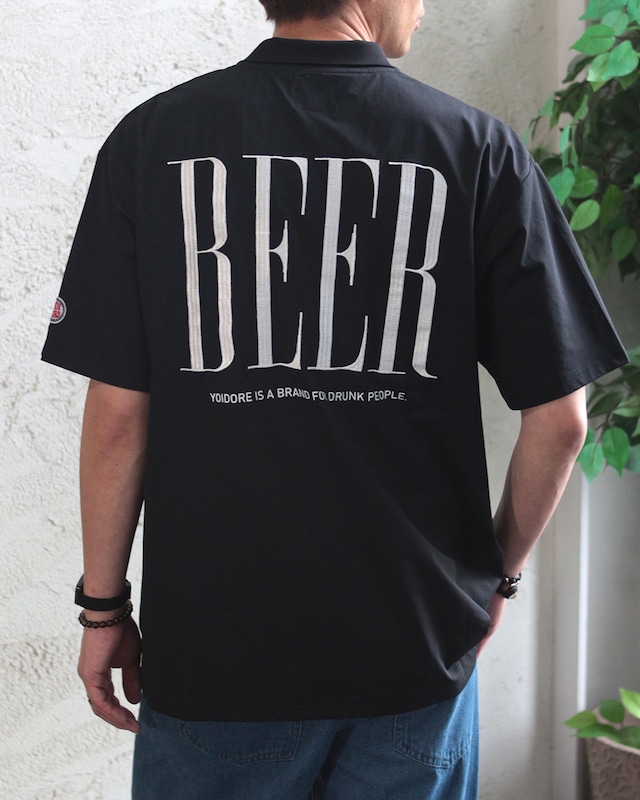 【YOIDORE】BEER ロゴポロシャツ　(260608)
