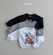 【取寄】teteco ビンテージMTM|秋服|韓国子供服| 26/AT