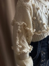 natural cream remake knit-5060-11