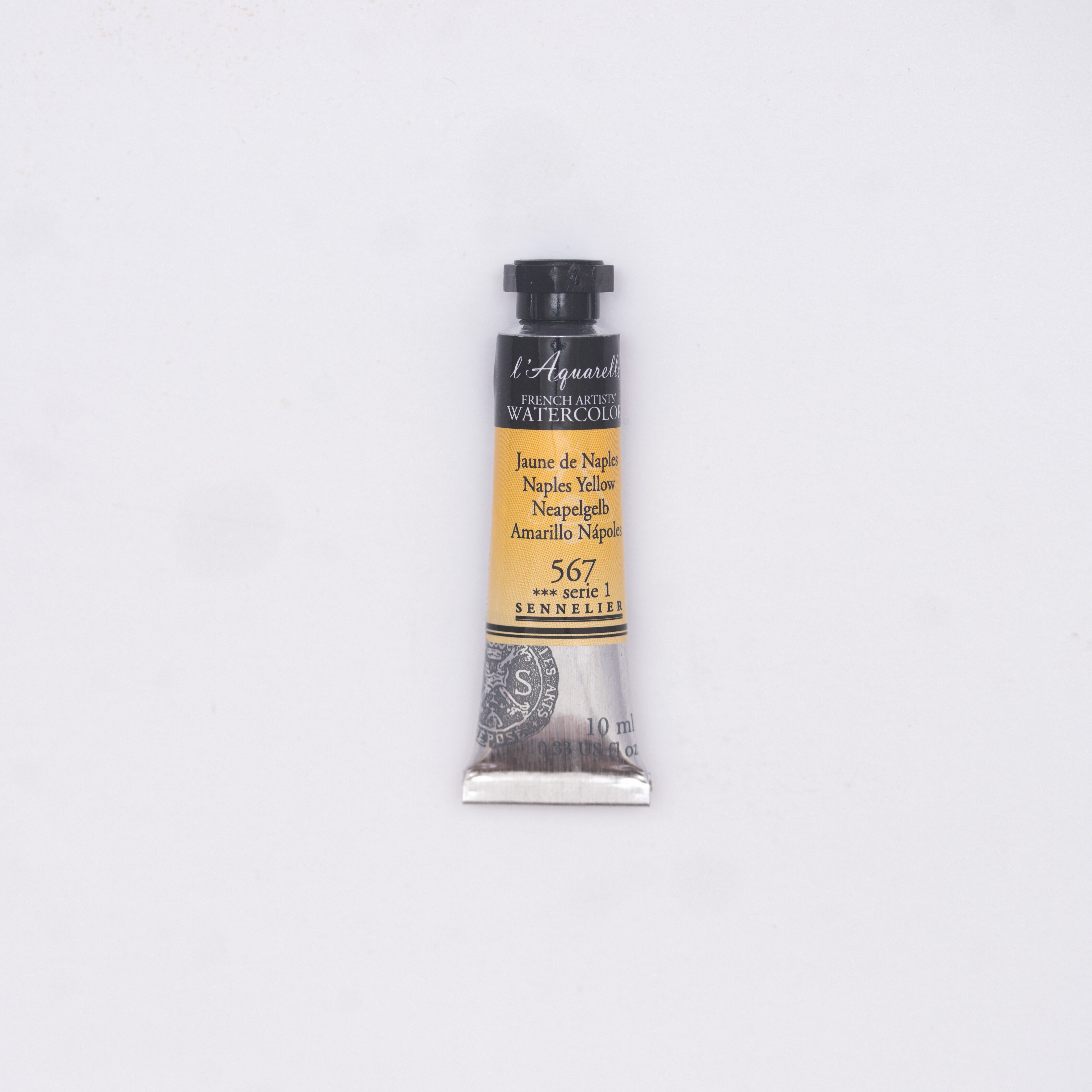 セヌリエWC 567 ネープルスイエロー 透明水彩絵具 チューブ10ml S1