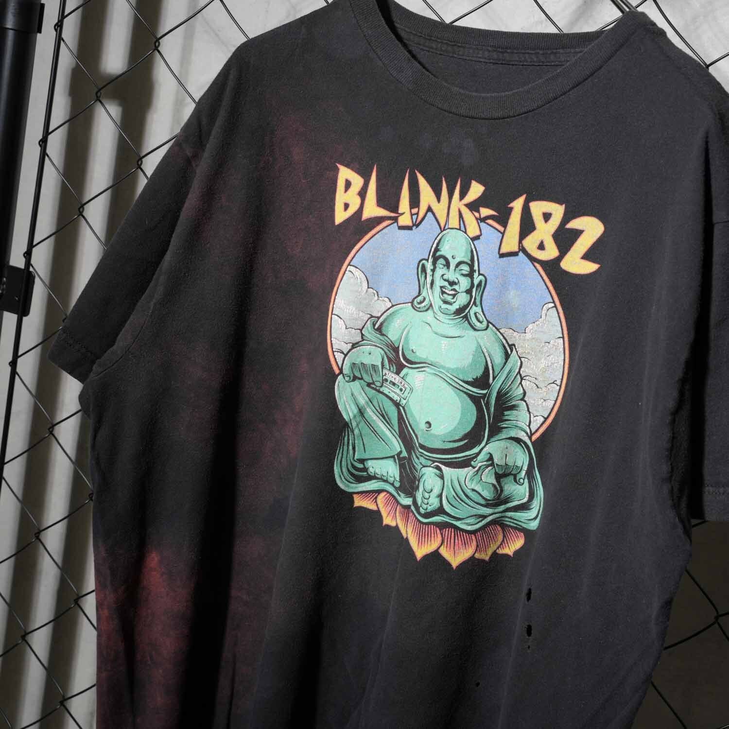 blink-182 ブリンク バンドTシャツ “Buddha” Bleach-Fade Band T-Shirt
