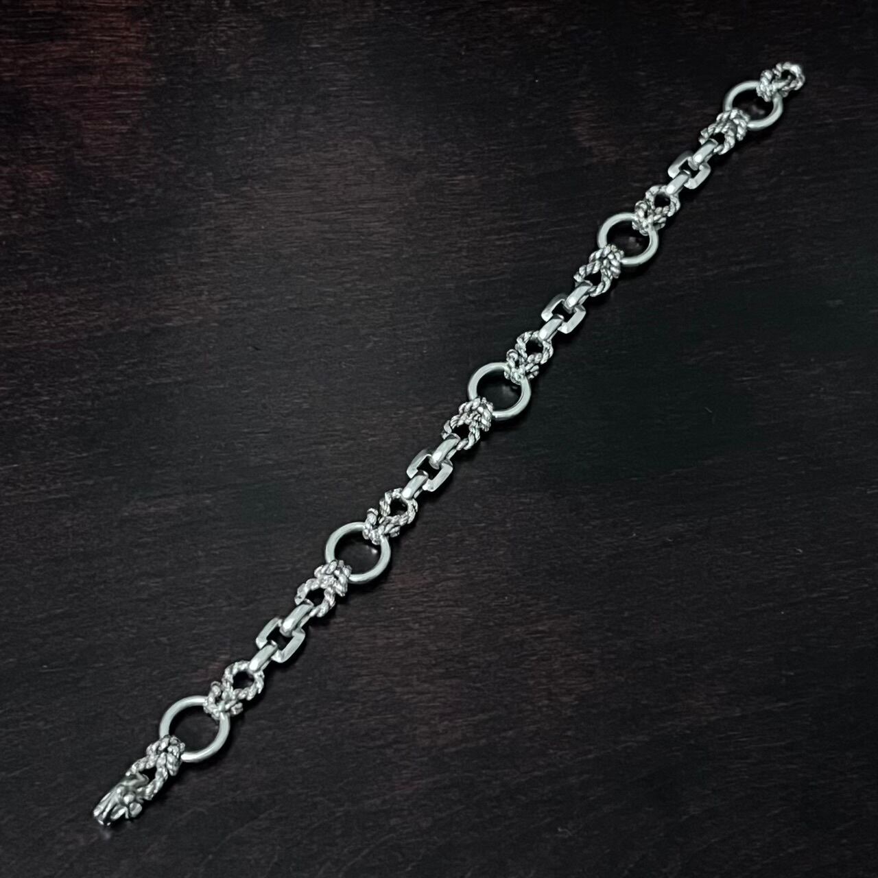 VINTAGE HERMES Douarnenez Bracelet Silver 800 | ヴィンテージ