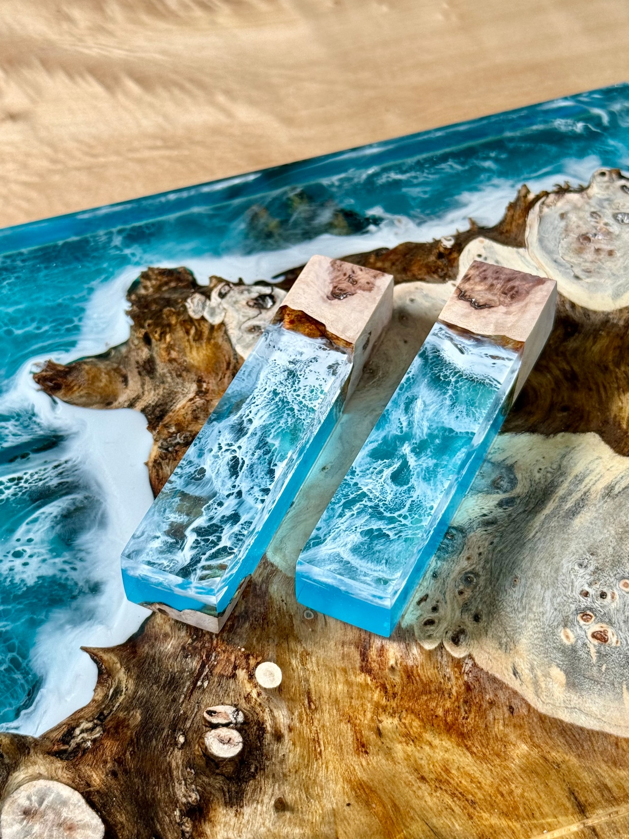 Key Tag【Sea Model】Maple Burl