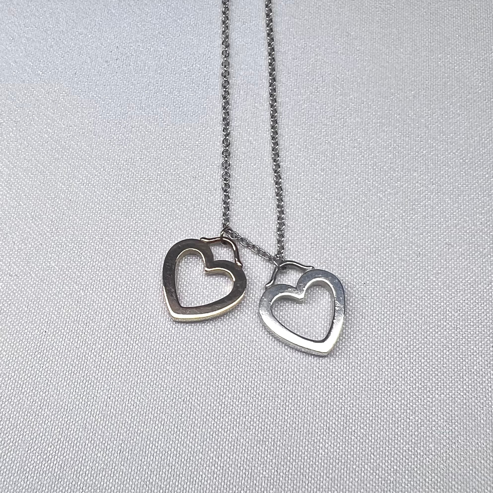 Tiffany&Co. ティファニー ダブル センチメンタルハート ネックレス 