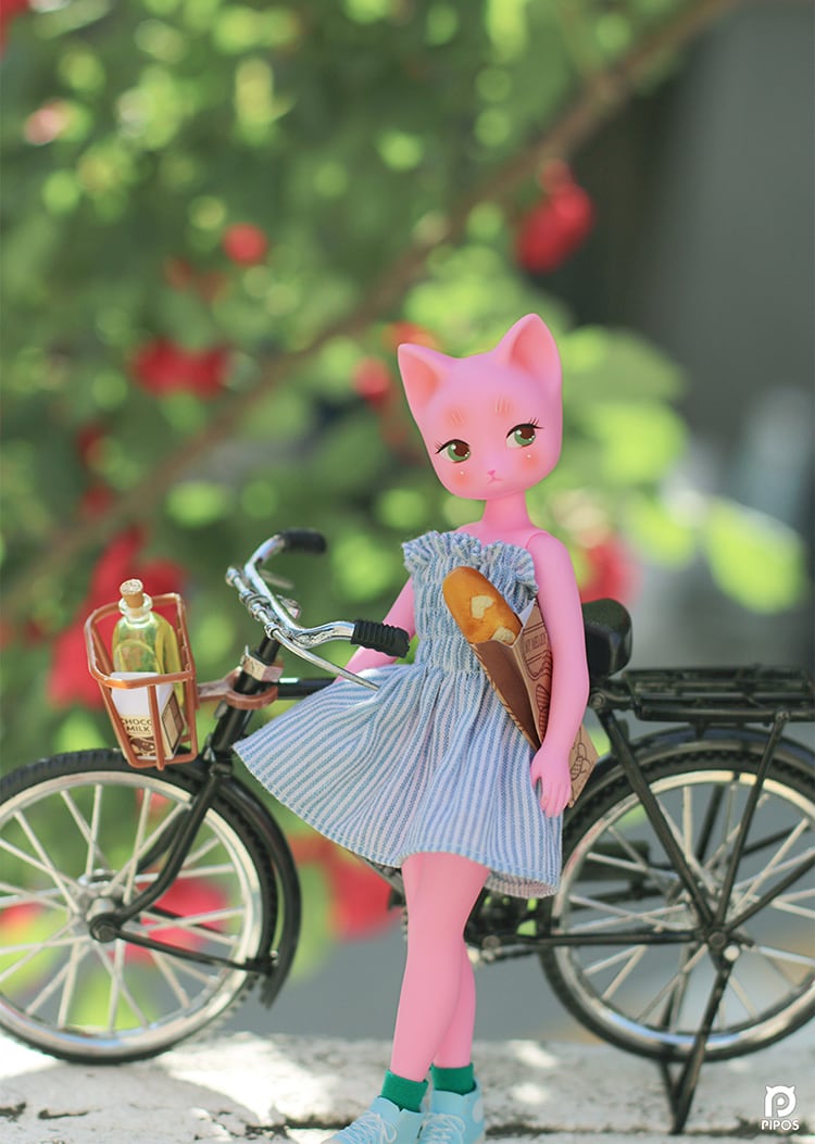 店頭ドール⭐️Pink Mariko Cat Day_2018_2023◇PIPOS DOLL◇ ※受注