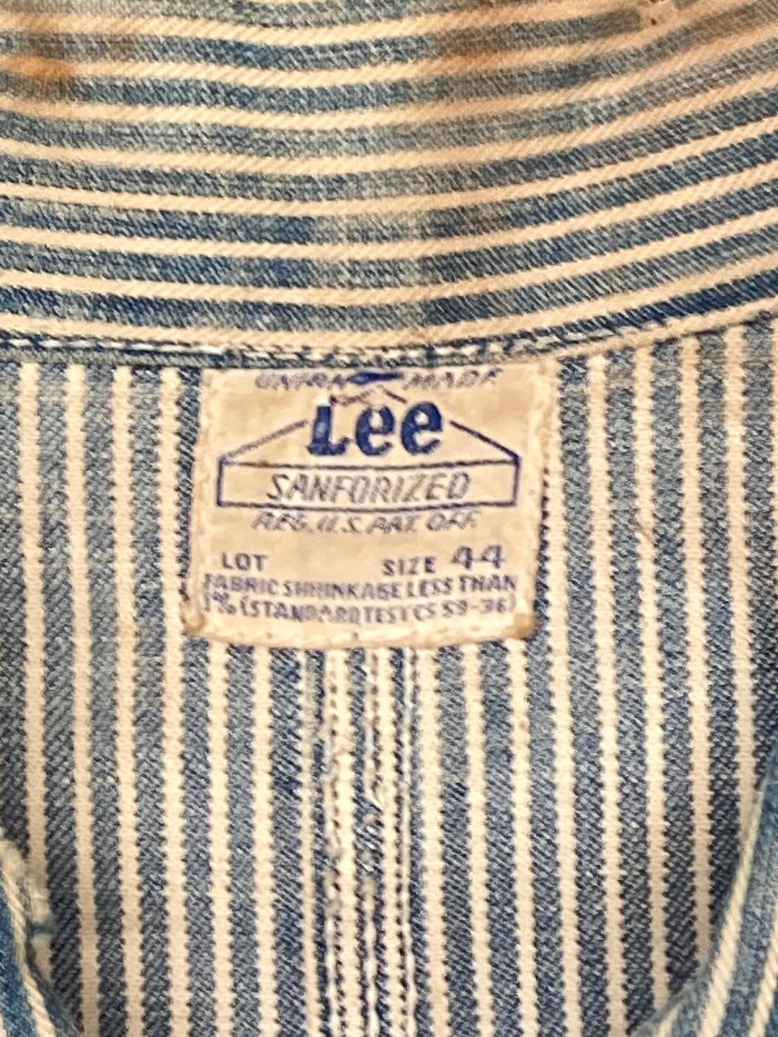 50's Lee 98-J HICKORY-STRIPED COVERALL | OLD13 Vintage