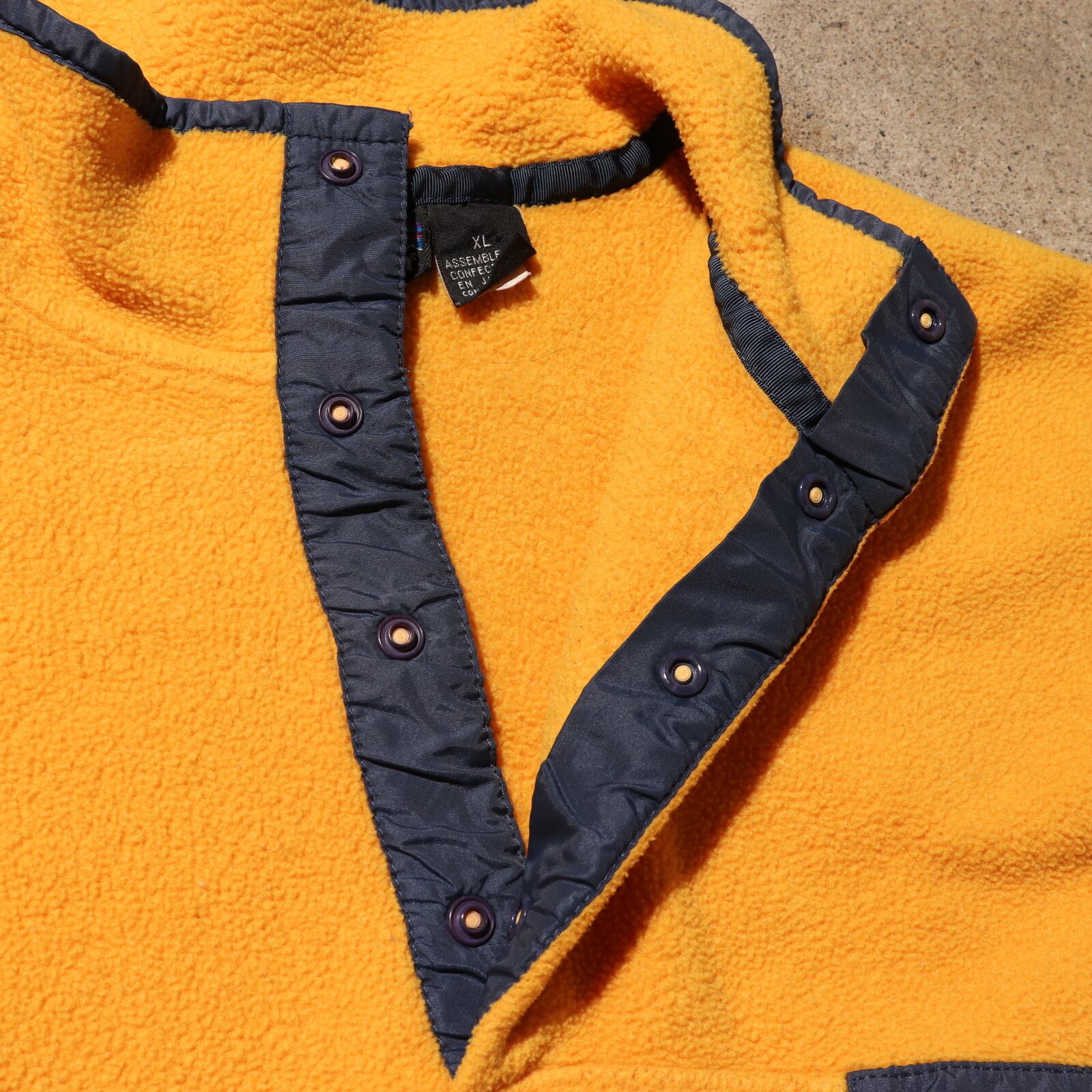 XL 95年 黄色 シンチラスナップT Patagonia パタゴニア フリース 