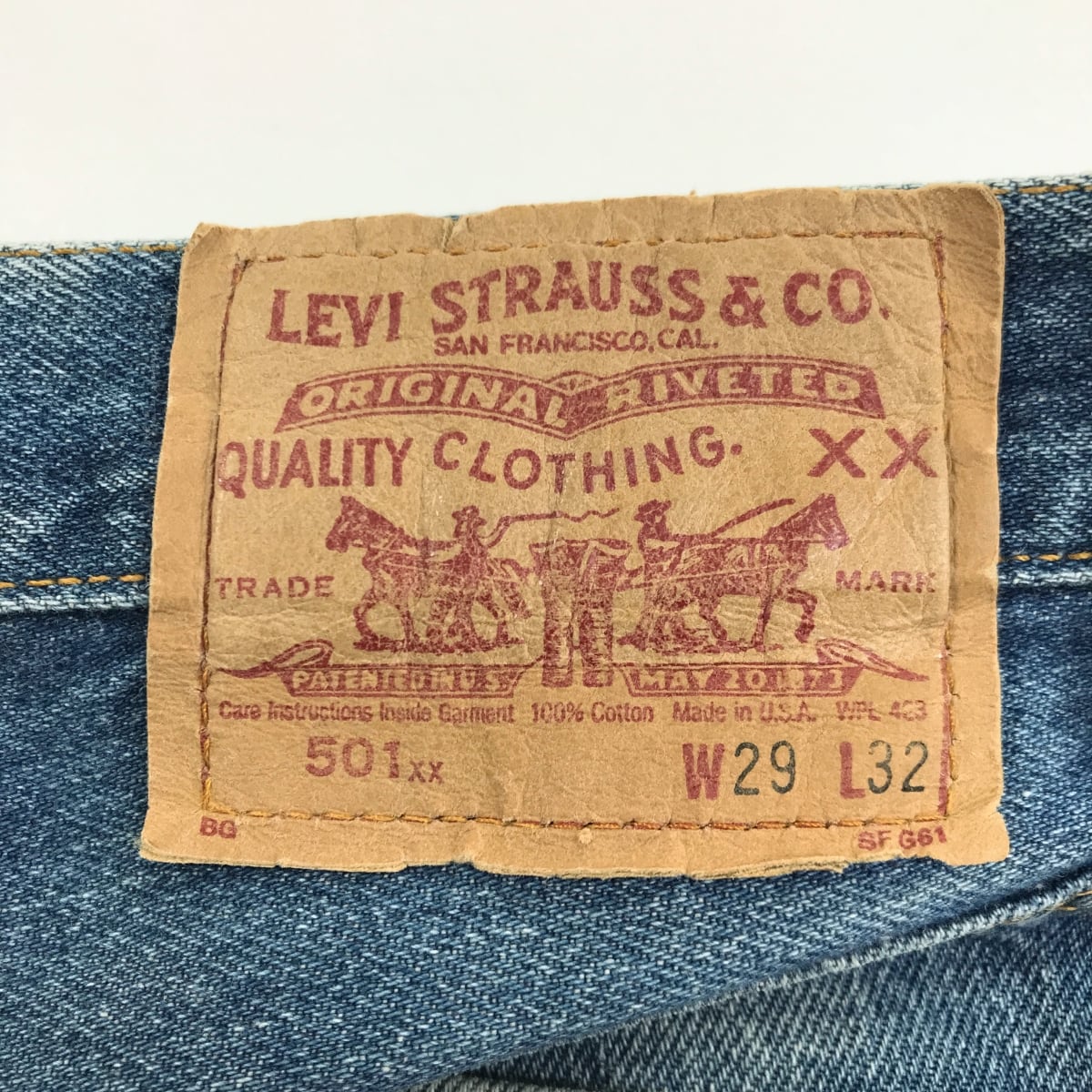 LEVI'S リーバイス 90年代 USA製 501- 0000 刻印 552 ブルー W29 L32
