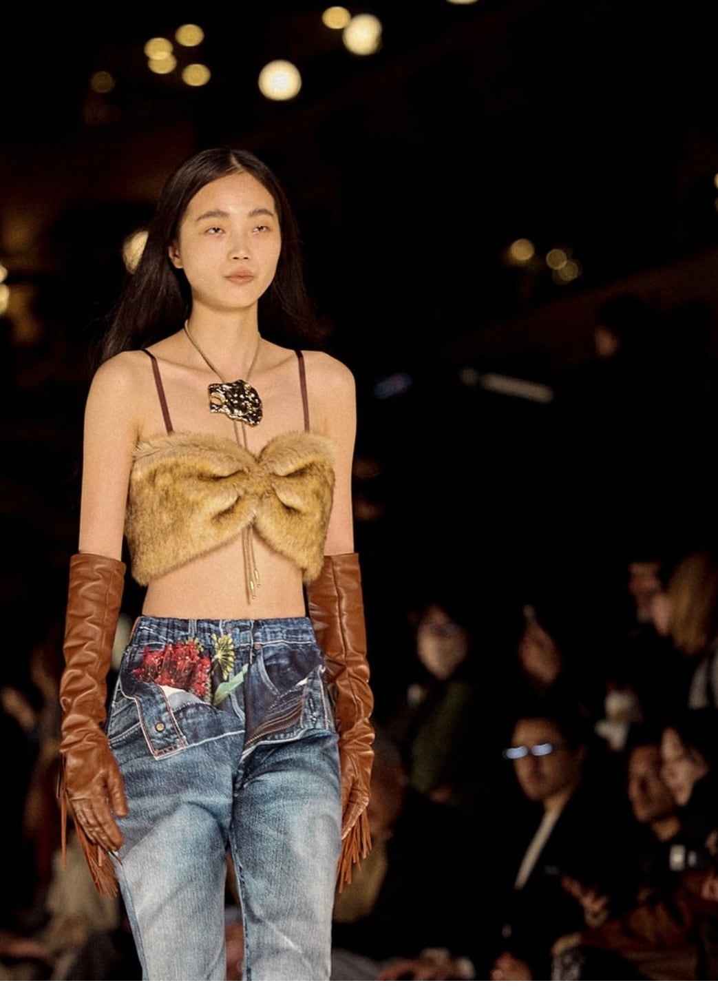 FUMIETANAKA animal fur bustier | AAR