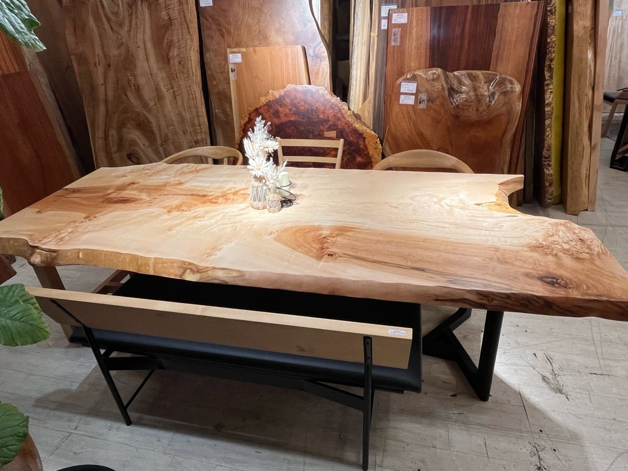 Premium】栃瘤（トチコブ）_2410×880-1000×60_浅草本店_テーブル天板