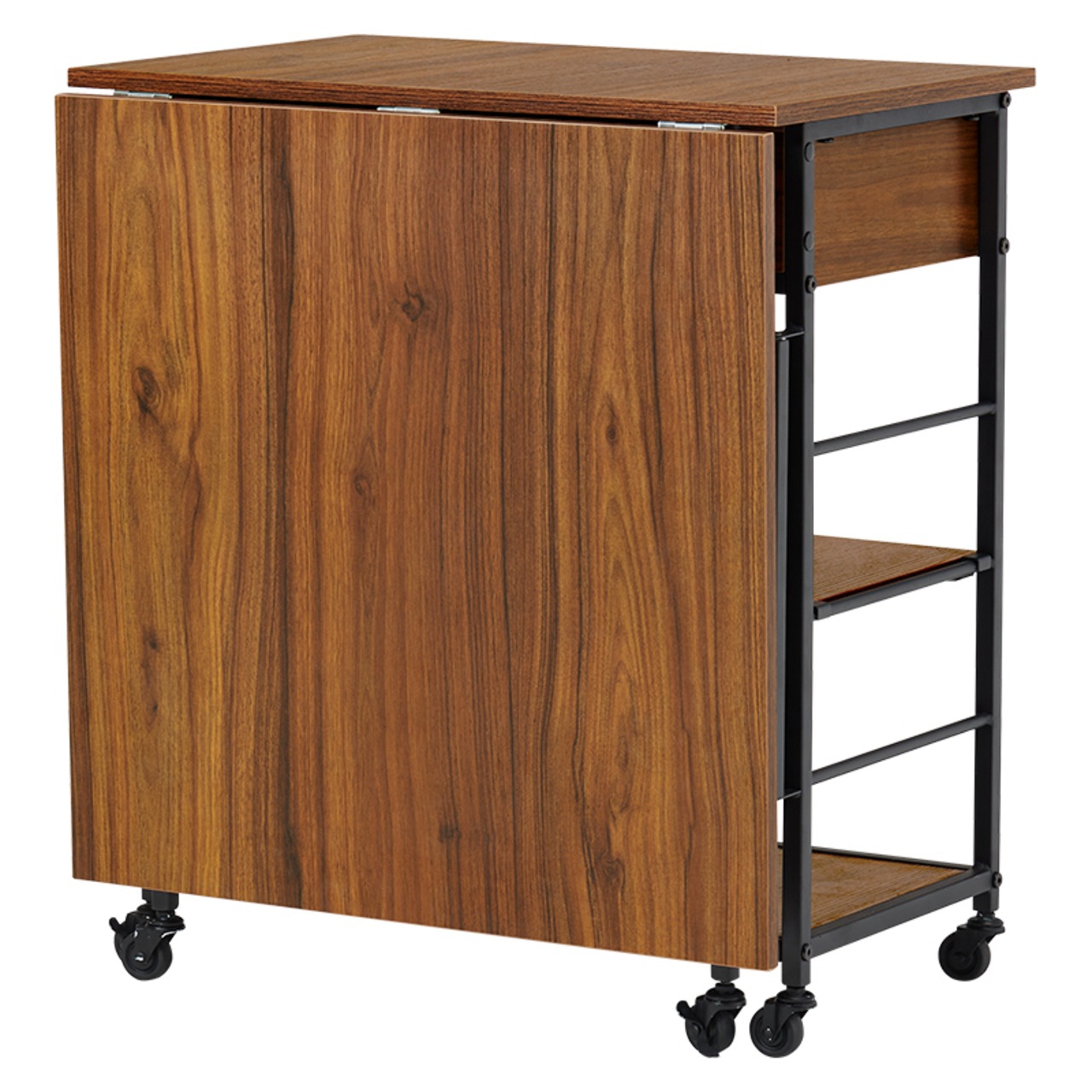 スタイリッシュな空間を演出する『インダストリアル バタフライキッチンワゴン』