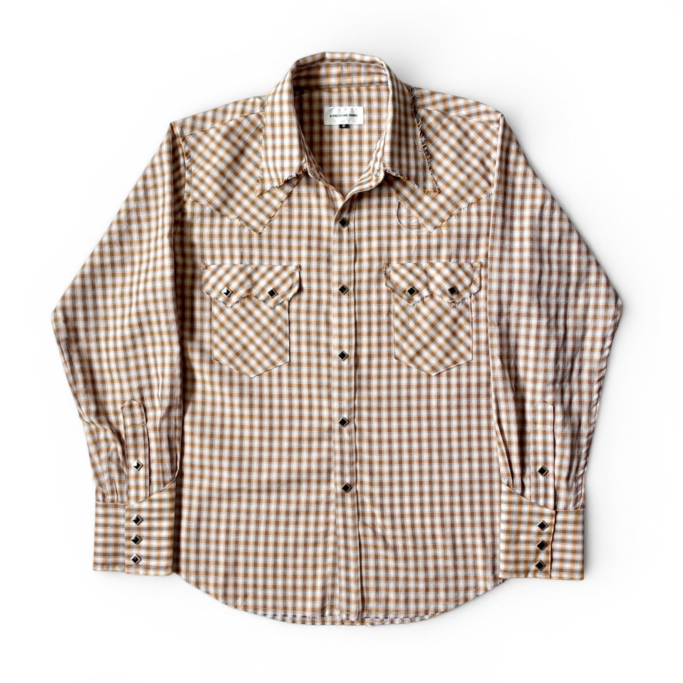 FLOWER JACQUARD SWINGTOP - brown | A PUZZLING HOME
