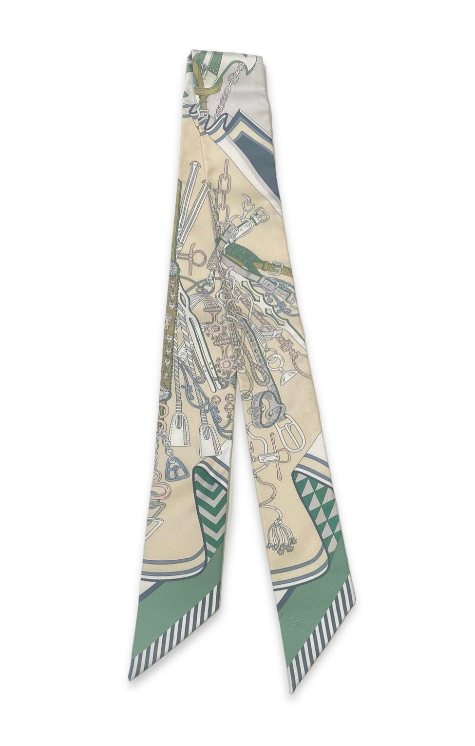 Hermès エルメス ツイリー 《鞍職人の花束》Vert | TTJセレクトショップ