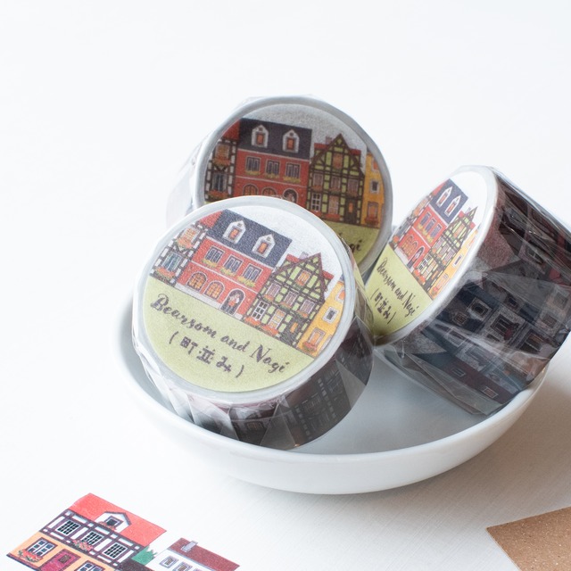 町並み・マスキングテープ