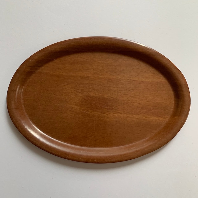 60-70's W.Germany Vintage Wood Tray 2Pset _03（西ドイツ ヴィンテージチークトレイ 2個セット）