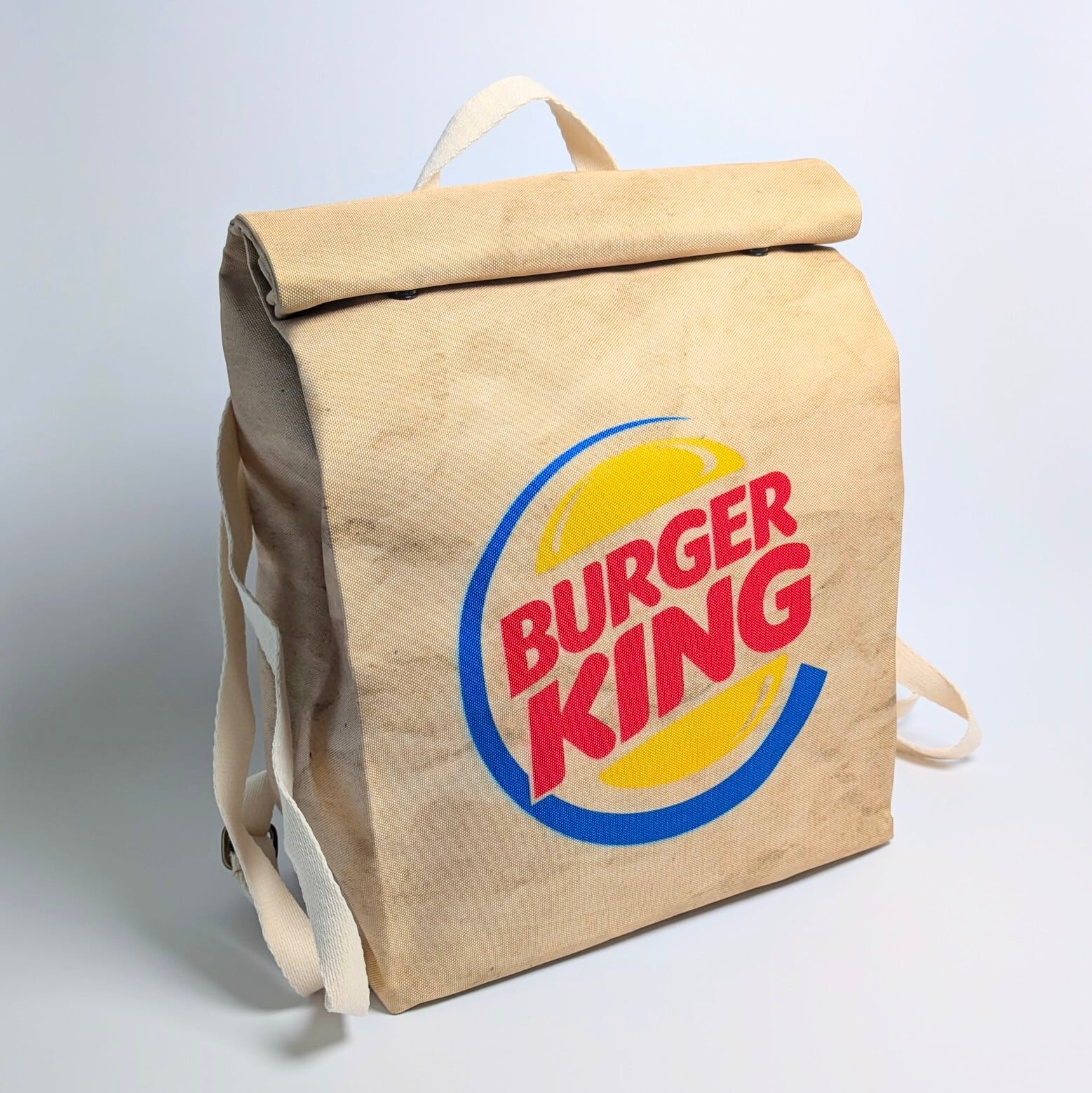 再入荷！【 BURGERKING ( バーガーキング )】 Backpack（バックパック） / リュック / 紙袋風 〚アメリカン雑貨 アメトイ〛