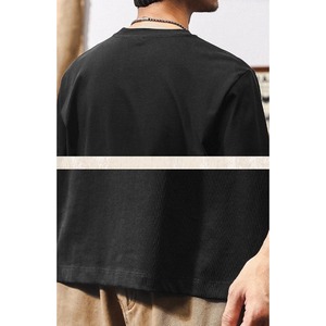 フェイスプリントクルーネックTシャツ 10205