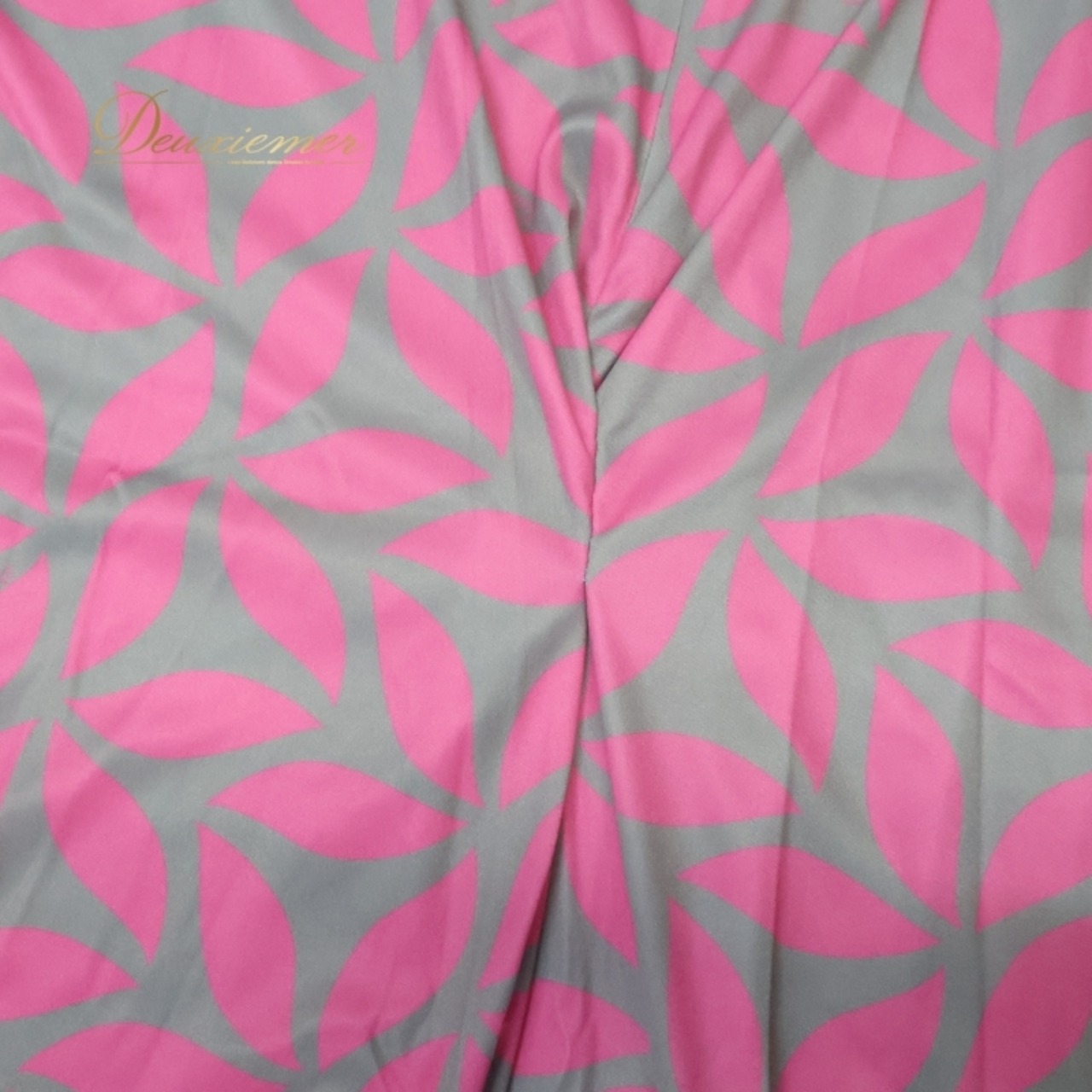 フラダンス 衣装 ワンピース ドレス ラウレアハワイ ピンク系 LAULE’A HAWAII ノースリーブ ツーカラー シンプル かわいい 華やか 明るい グレイ系 ハワイアン アロハ ハワイアンプリント フラ ダンス レッスン 練習 ケース付き レディース