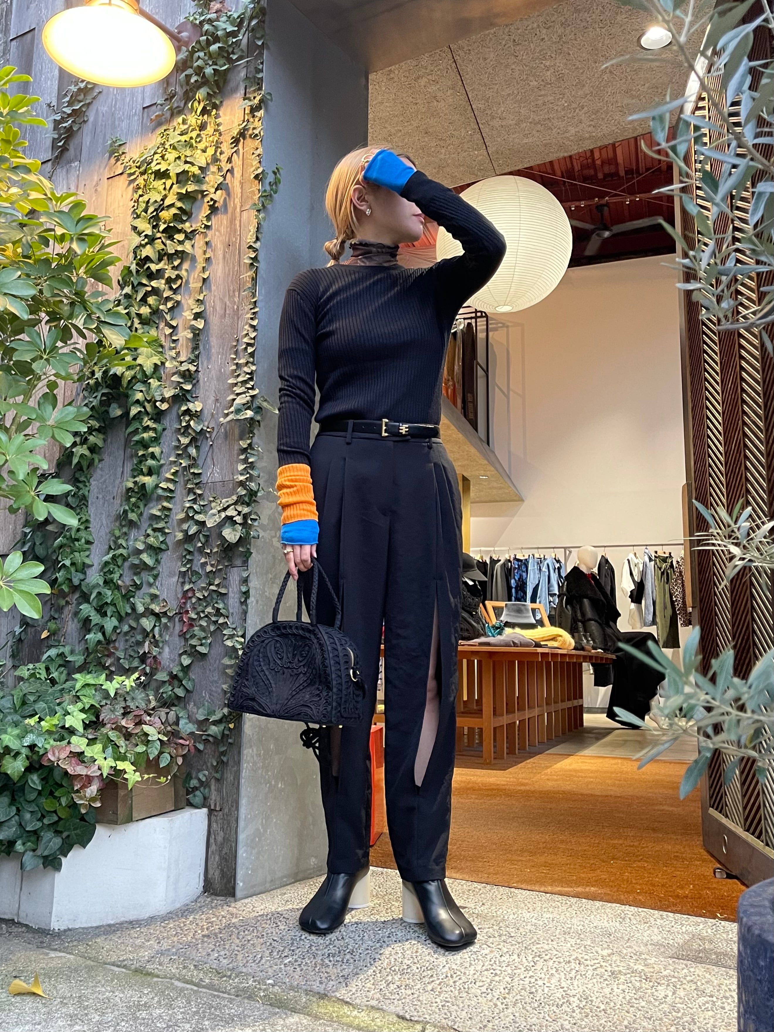 23SS】FUMIE TANAKA フミエタナカ / SLIT TAPERED PANTS | TRENT 