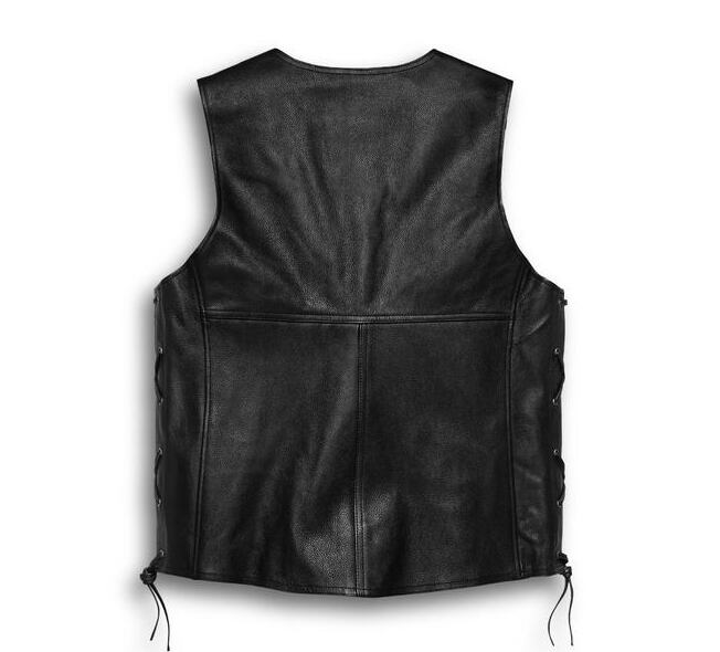 ハーレーダビッドソン純正 レザーベスト VEST-GMIC,TRADITION II,LTHR
