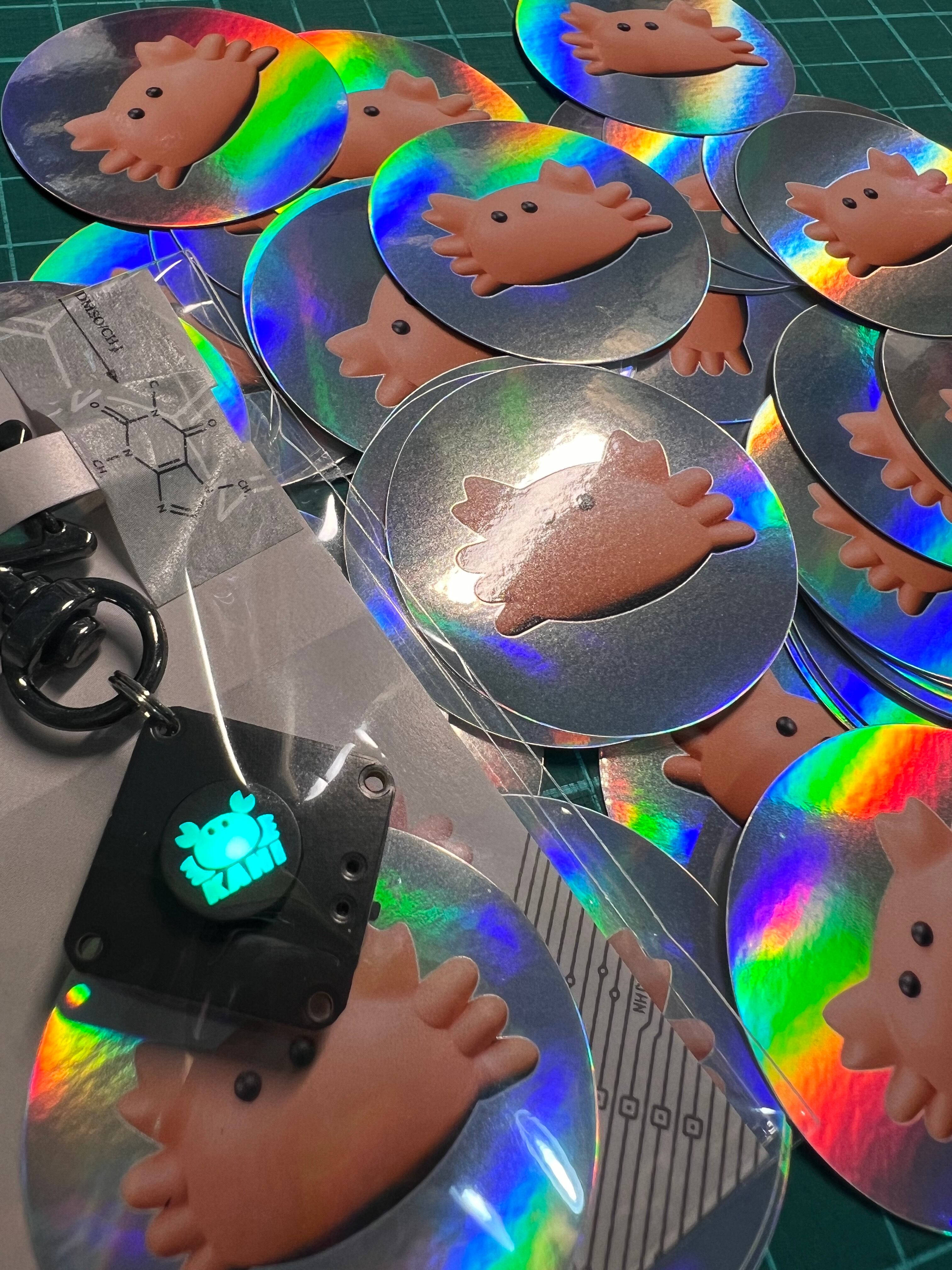 カニ】選べるゲーミングカニアクセサリー（オーロラカニステッカーつき