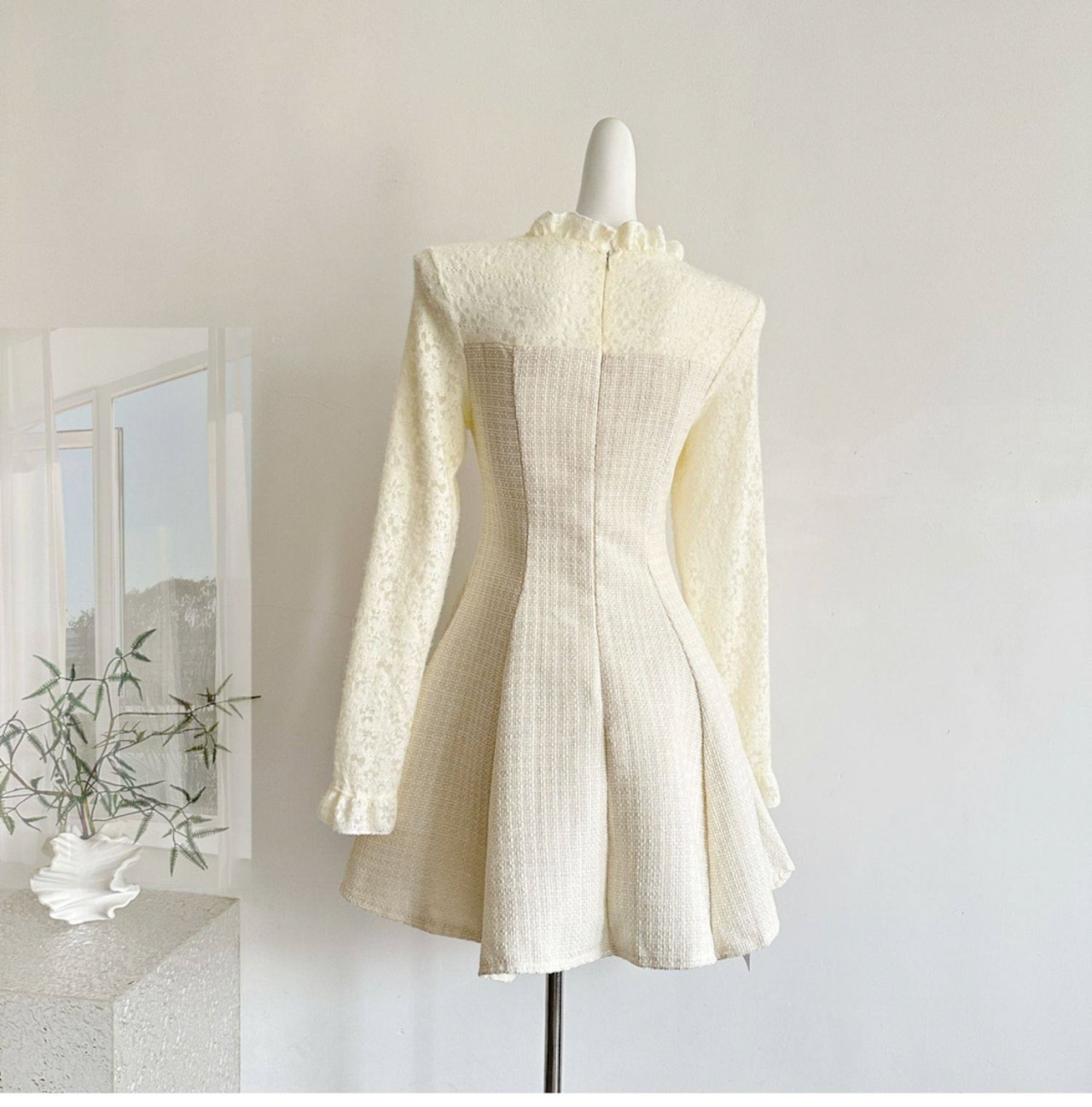 ガーリードッキングニットワンピース LK1811