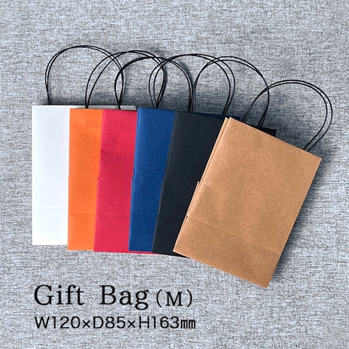 手提げ袋　M   ギフトバッグ   W120×D85×H163㎜　１枚　 日本製