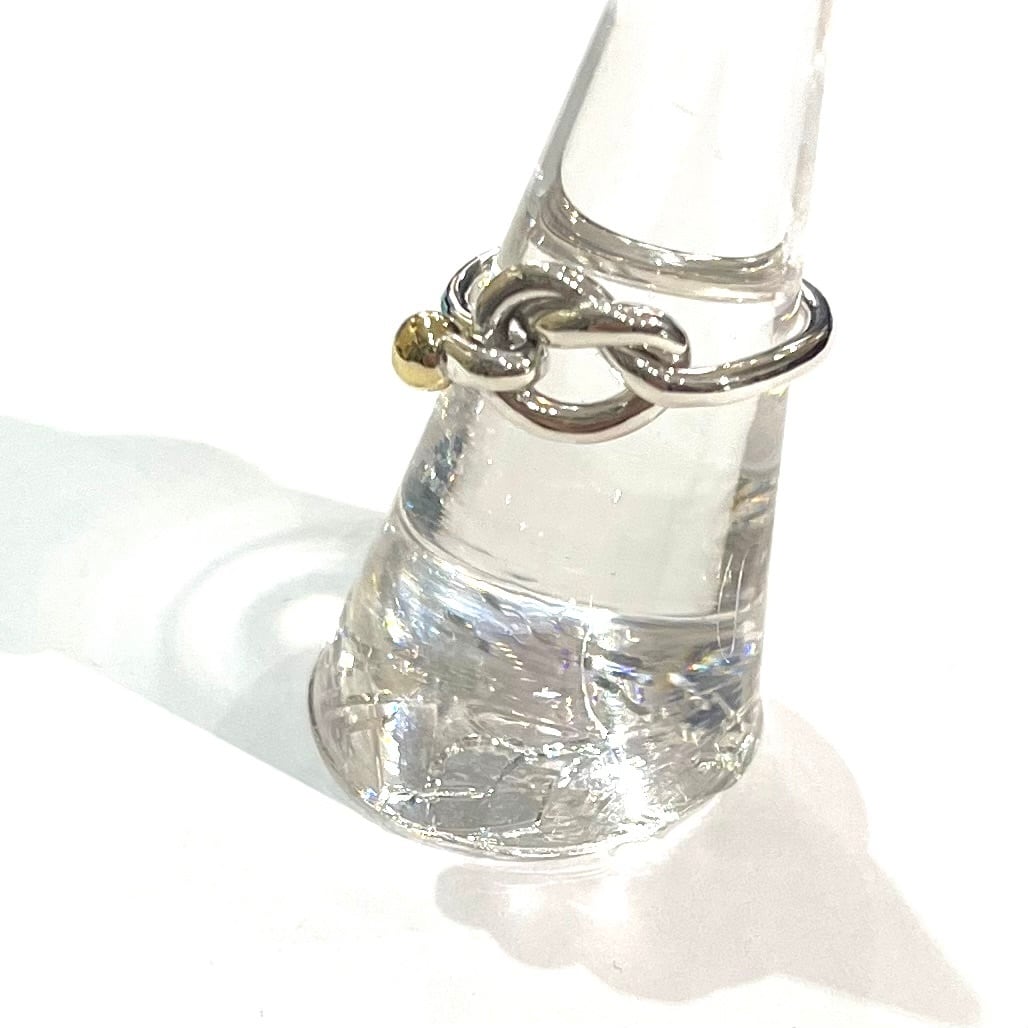 希少サイズ2091 【 TIFFANY&CO. 】TIFFANY &CO silver925.K18 12号ラブ 希少サイズ2091 【 TIFFANY&CO. 】TIFFANY &CO silver925.K18 12号ラブ