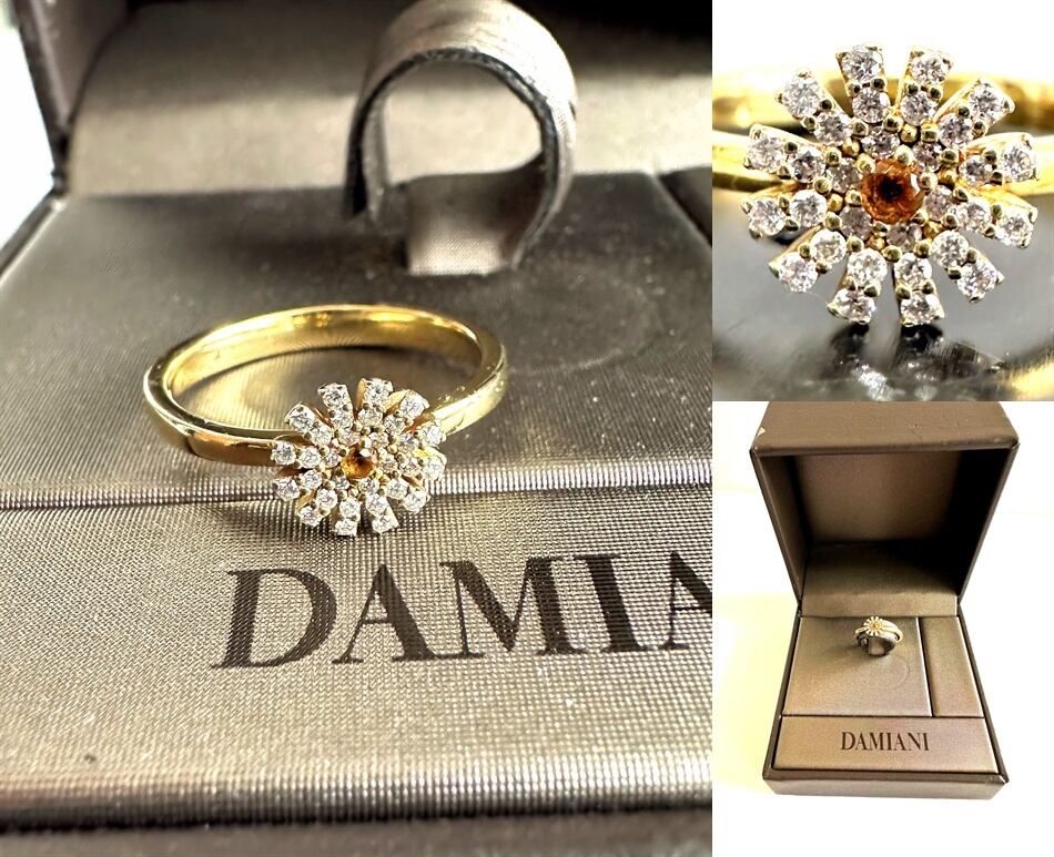 DAMIANI ダミアーニ マルゲリータ リング K18 YG ダイヤモンド