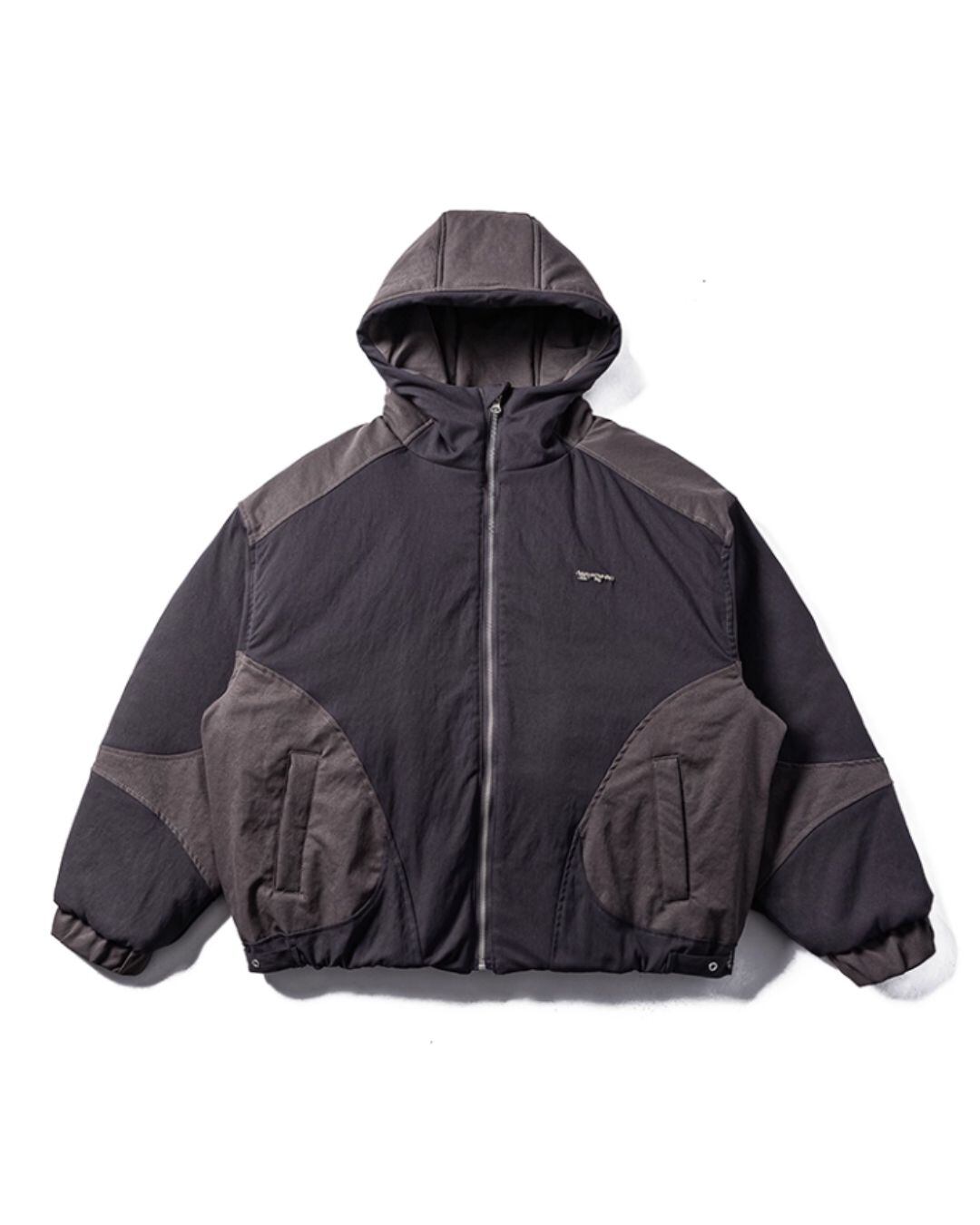 バイカラーキルティングジャケット S0219